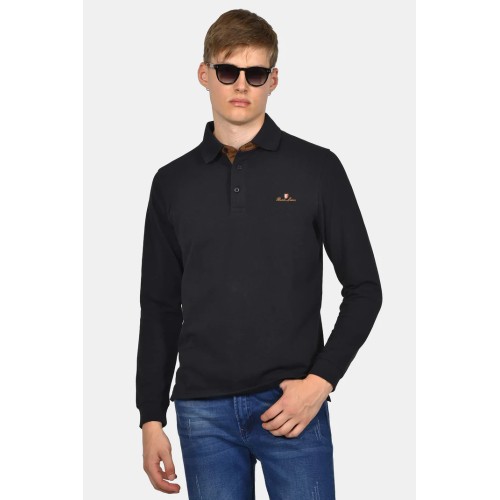 Polo Pique Long Sleeve Cotton 100%