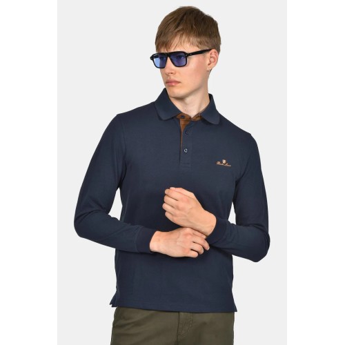 Polo Pique Long Sleeve Cotton 100%