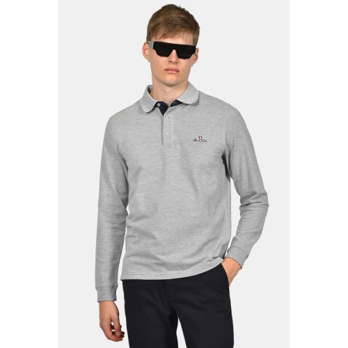 Polo Pique Long Sleeve Cotton 100%