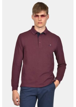 Polo Pique Long Sleeve Cotton 100%