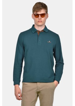 Polo Pique Long Sleeve Cotton 100%