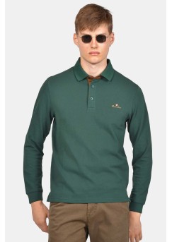 Polo Pique Long Sleeve Cotton 100%