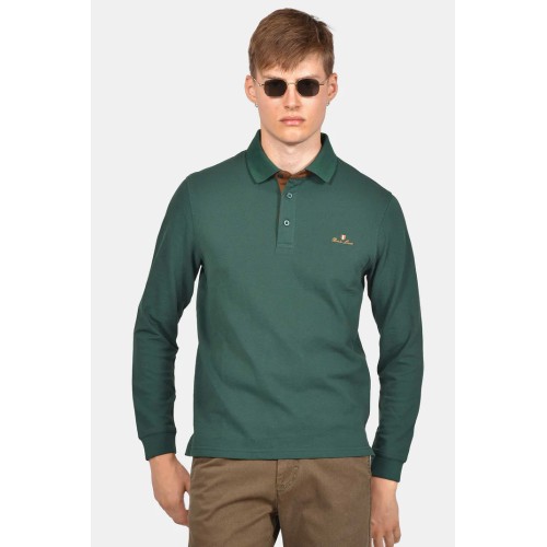 Polo Pique Long Sleeve Cotton 100%