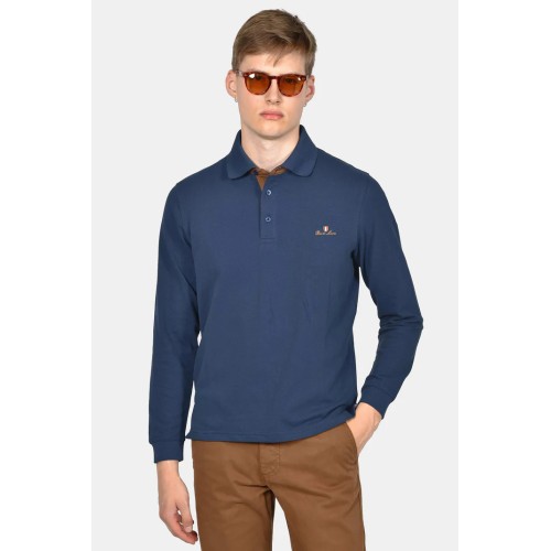 Polo Pique Long Sleeve Cotton 100%