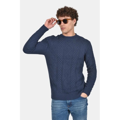 Knitwear blouse with Textured Knit