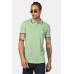 Polo 100% Cotton with Striped Trims
