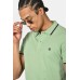 Polo 100% Cotton with Striped Trims
