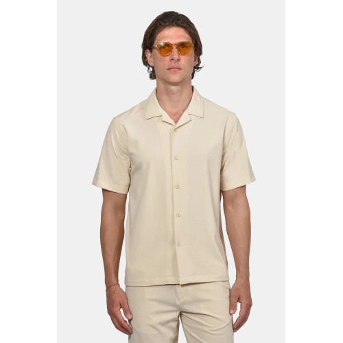 Shirt Short Sleeve with Discrete Texture