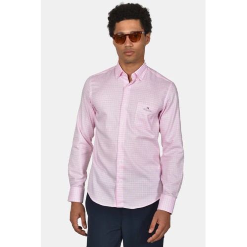 Shirt Cotton with Plaid pattern