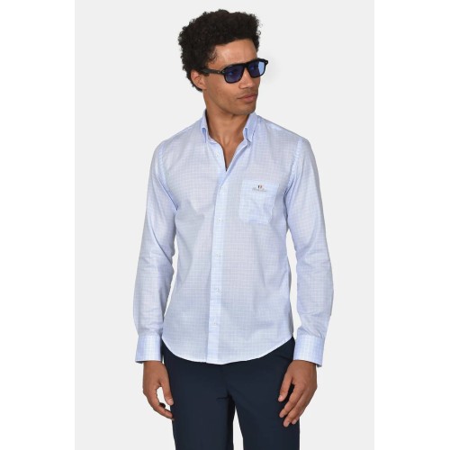 Shirt Cotton with Plaid pattern