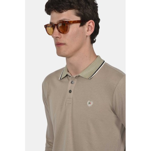 Polo Long Sleeve 100% Cotton